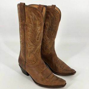 Vintage Charlie 1 Horse Lucchese Leather Cowboy Boots